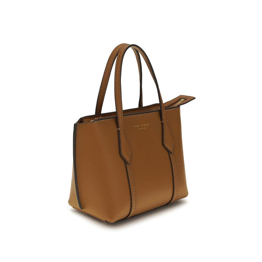 Bolso de Hombro Tory Burch de Piel de Becerro Marrón Bos Taurus