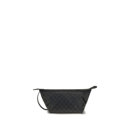 Pochette Gucci en coton noir