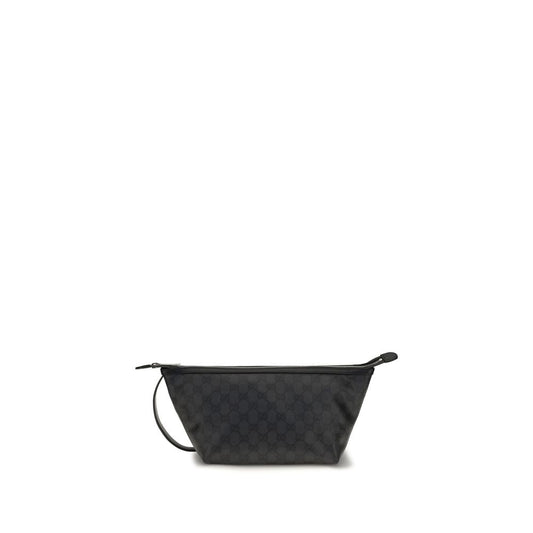 Clutch Gucci de algodón negro