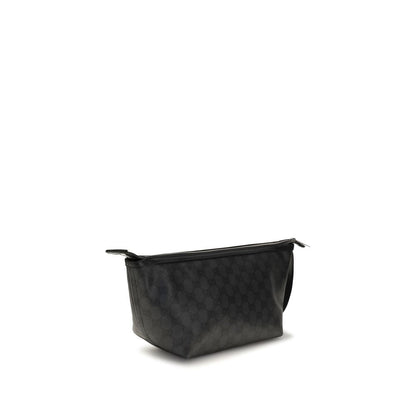Pochette Gucci en coton noir