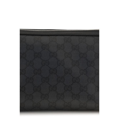 Pochette Gucci en coton noir