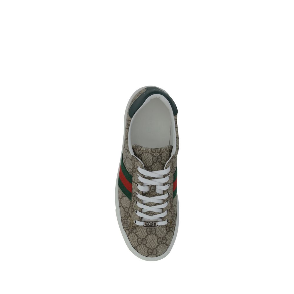 Zapatillas Deportivas Gucci Multicolor De Tejido Con Suela Plataforma