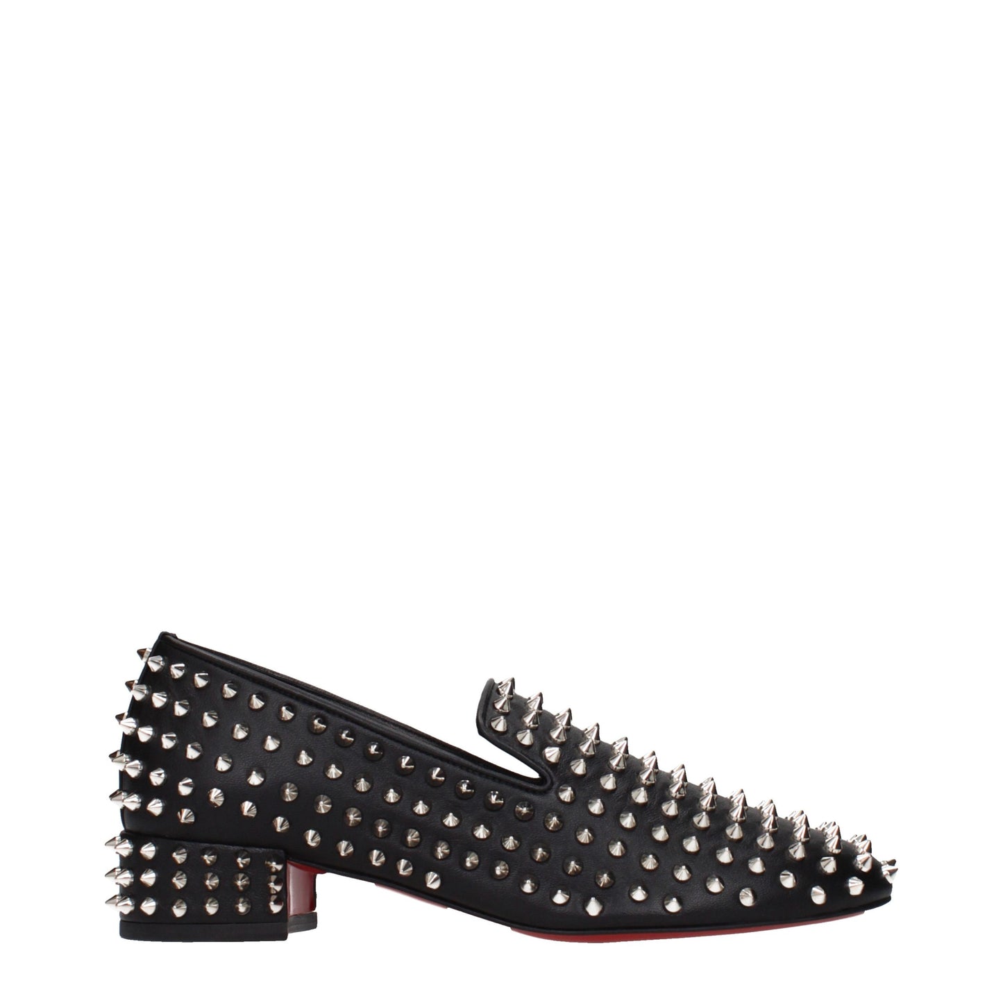 Mocasines sin cordones de piel negra Christian Louboutin