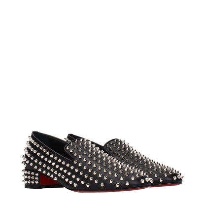 Mocasines sin cordones de piel negra Christian Louboutin