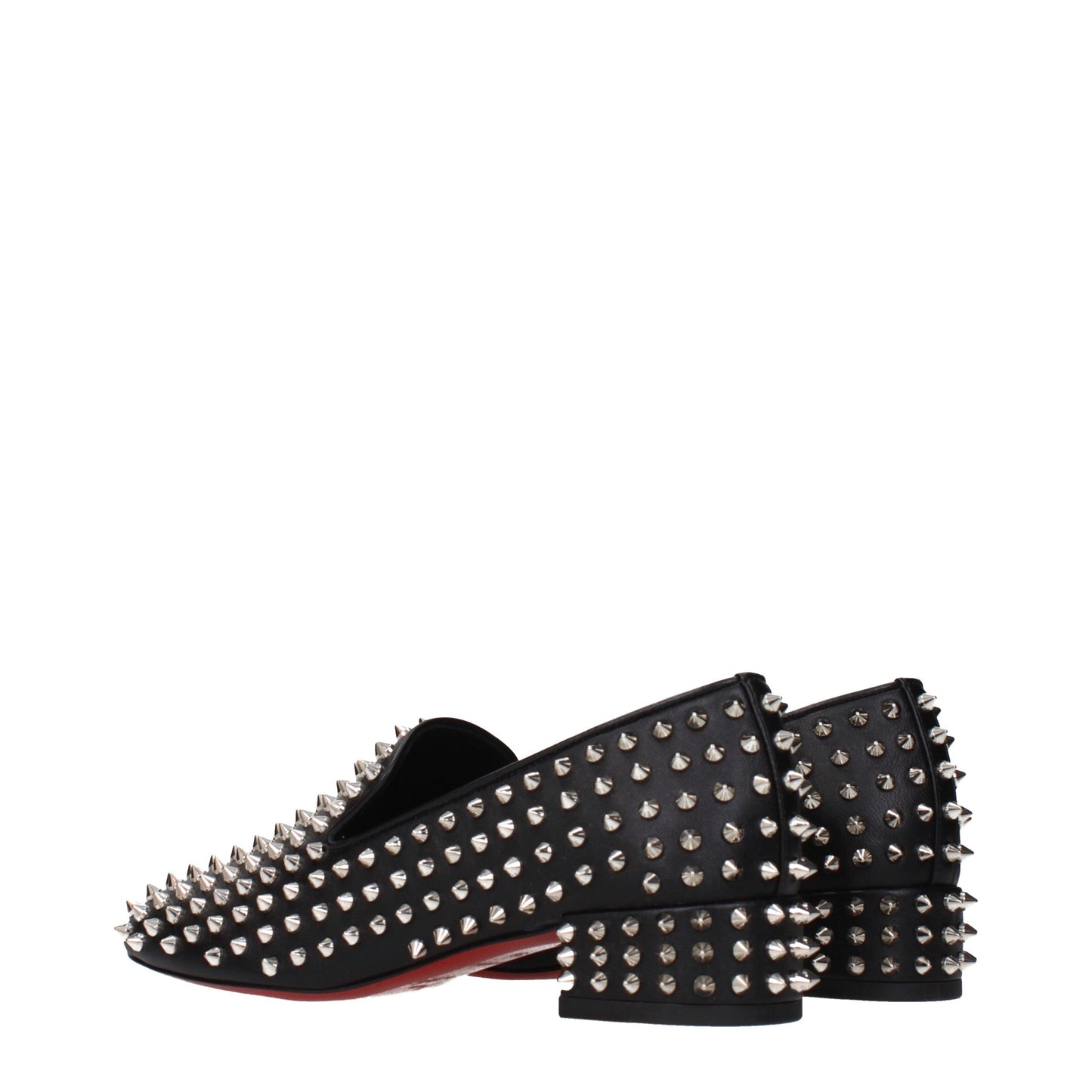 Mocasines sin cordones de piel negra Christian Louboutin