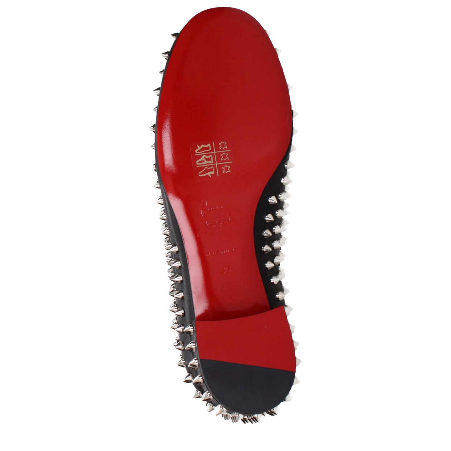 Mocasines sin cordones de piel negra Christian Louboutin