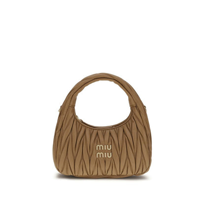 Bolso Miu Miu de piel de cordero beige (Ovis Aries)