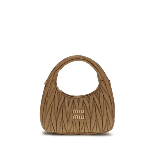 Bolso Miu Miu de piel de cordero beige (Ovis Aries)