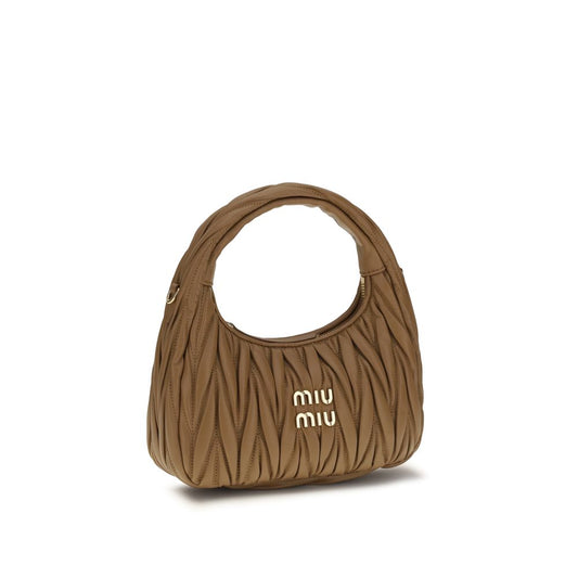 Bolso Miu Miu de piel de cordero beige (Ovis Aries)