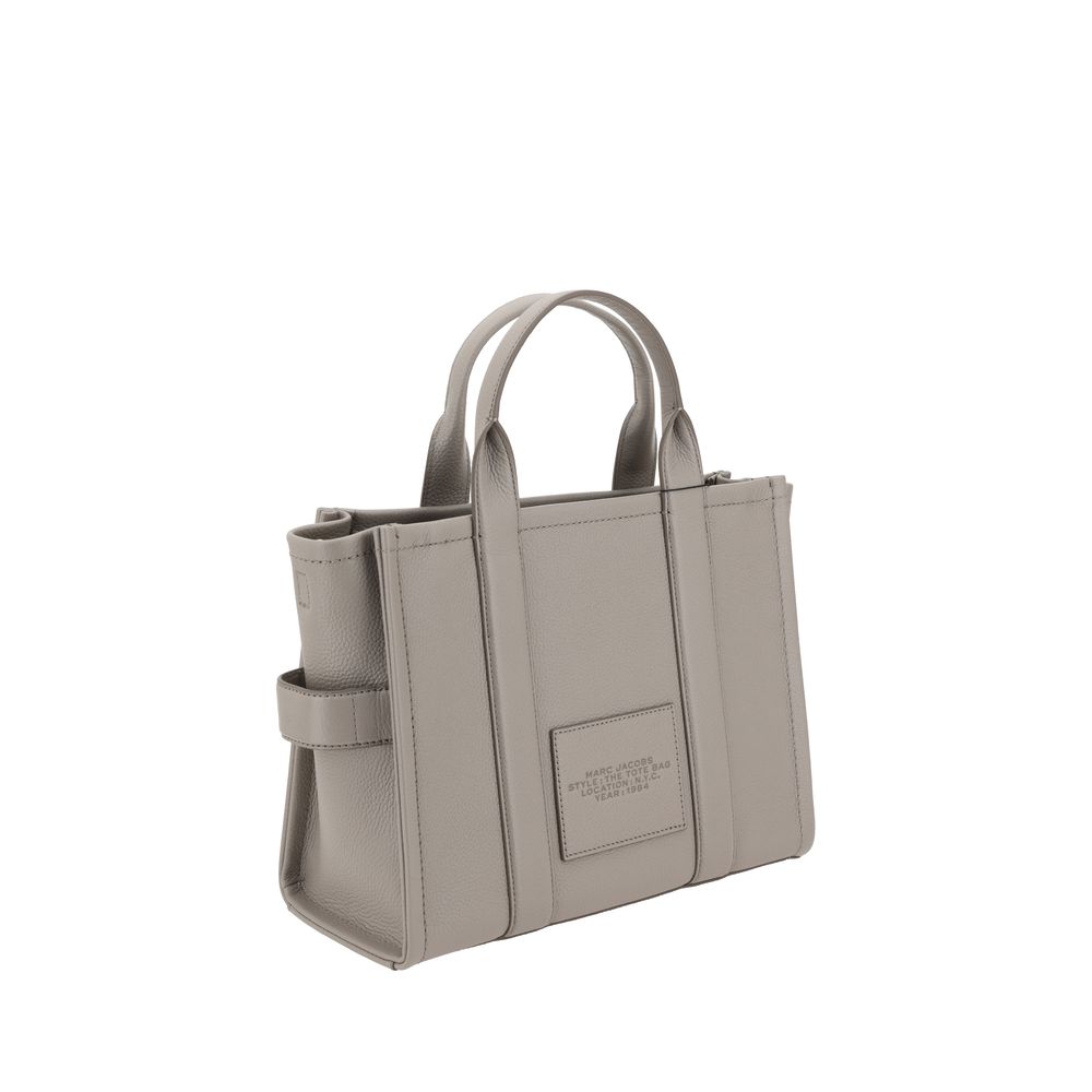 Sac cabas en cuir de veau gris à motif géométrique Marc Jacobs Bos Taurus
