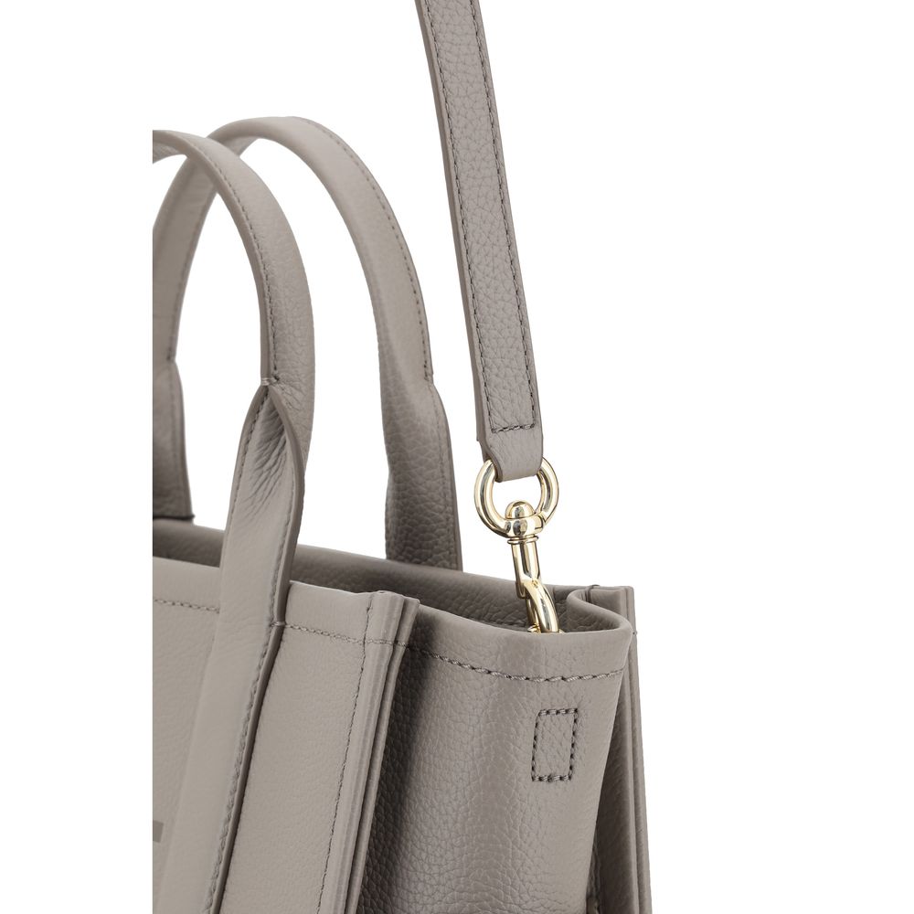Sac cabas en cuir de veau gris à motif géométrique Marc Jacobs Bos Taurus
