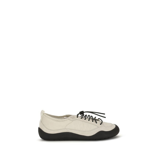 Zapatillas deportivas de tela beige Prada