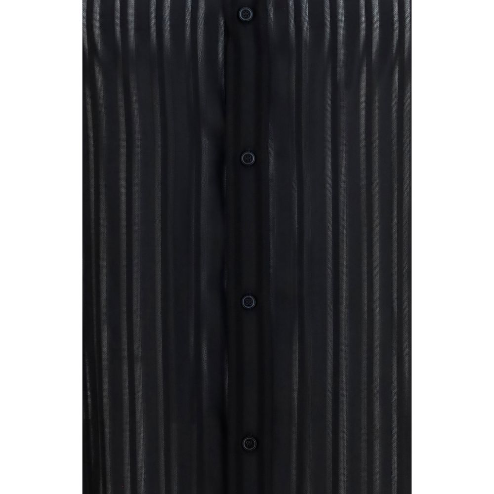 Gucci Camisa De Vestir Negra De Seda - Tejido Ligero Y Fresco