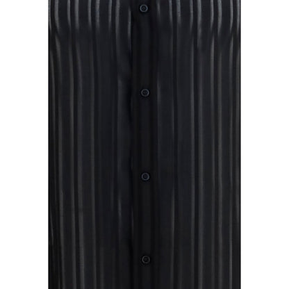 Gucci Camisa De Vestir Negra De Seda - Tejido Ligero Y Fresco