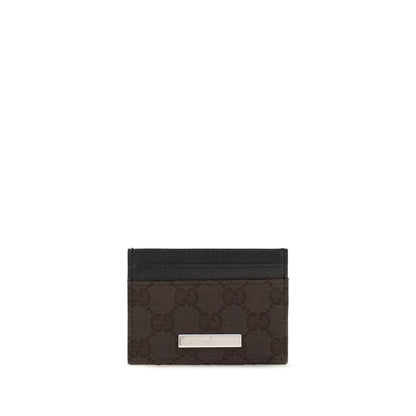 Billetera Gucci de poliéster marrón