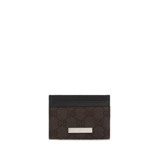 Billetera Gucci de poliéster marrón