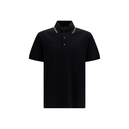Camisa Polo Gucci De Algodón Negro De Corte Relajado Diario