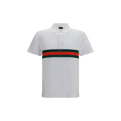Polo Gucci de algodón blanco