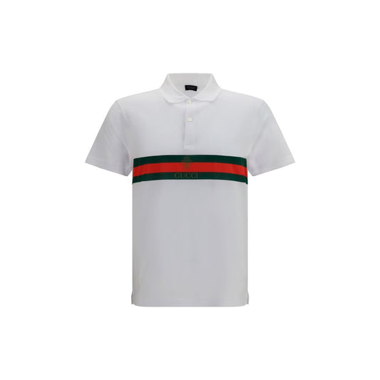 Polo Gucci de algodón blanco