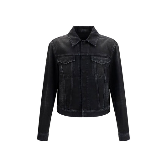 Chaqueta de mezclilla de algodón azul Gucci