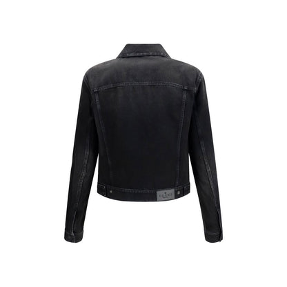 Chaqueta de mezclilla de algodón azul Gucci