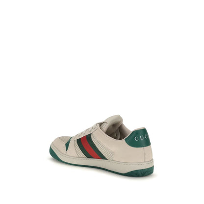 Zapatillas deportivas Gucci de poliéster beige