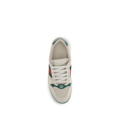Zapatillas deportivas Gucci de poliéster beige