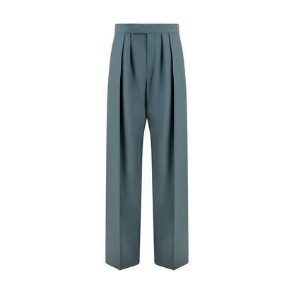 Pantalones de vestir Chloé Oves Aries de lana bicolor