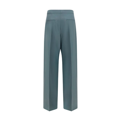 Pantalones de vestir Chloé Oves Aries de lana bicolor