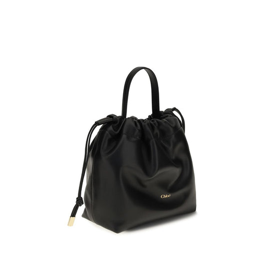 Chloé Black Leather Icon Collection Shoulder Bag