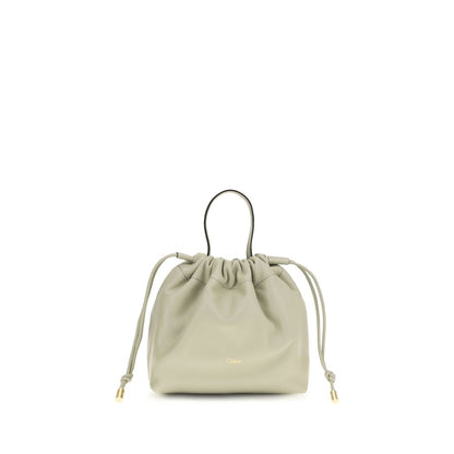 Sac à bandoulière Chloé en cuir d'agneau gris