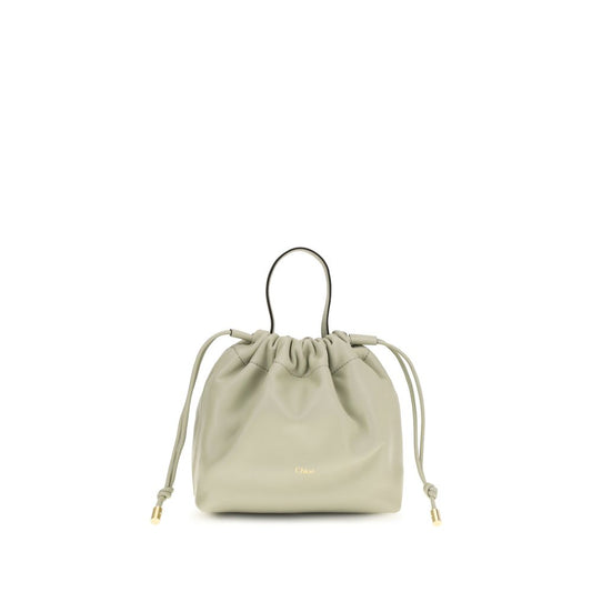Bolso De Hombro Chloé De Piel De Cordero En Color Gris