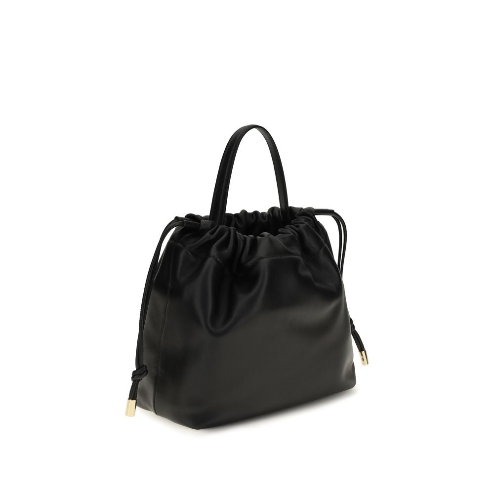 Sac bandoulière Chloé en cuir noir Collection Icônes