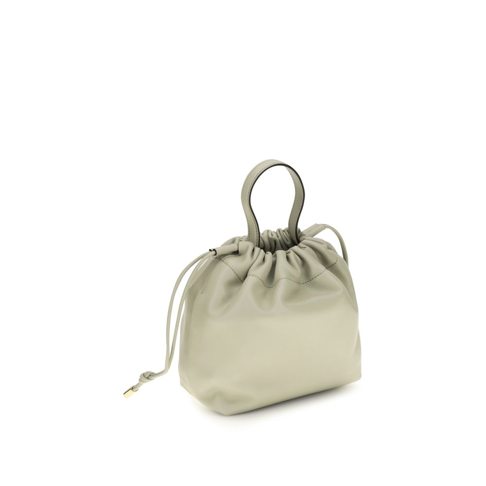 Sac à bandoulière Chloé en cuir d'agneau gris
