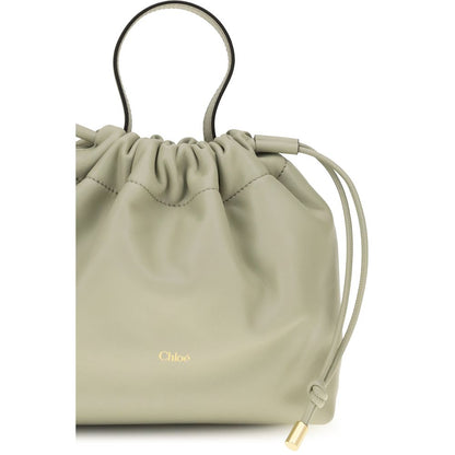 Sac à bandoulière Chloé en cuir d'agneau gris