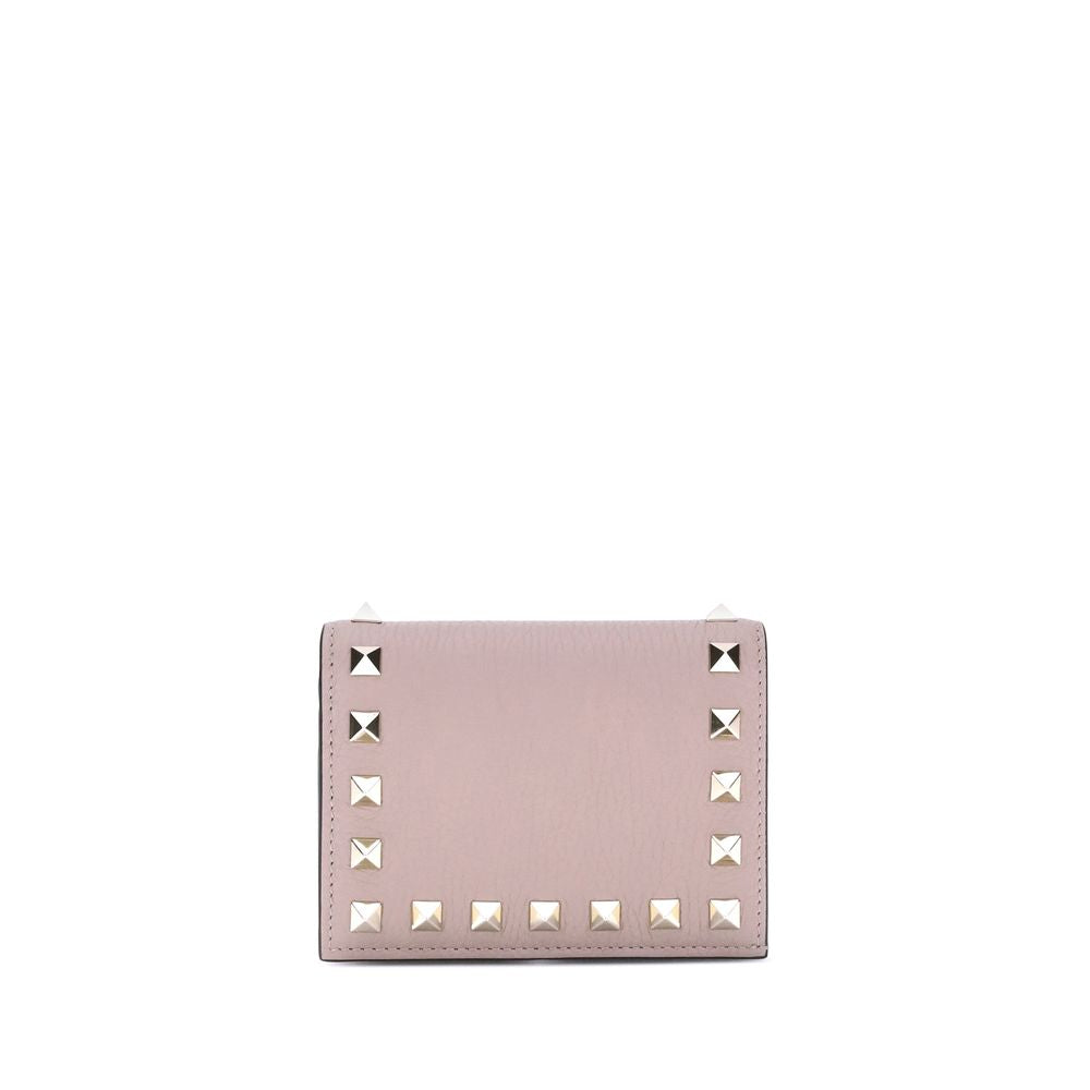 Portefeuille Valentino Garavani en cuir de veau multicolore Bos Taurus