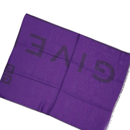 Fular Givenchy Morado de Cachemira