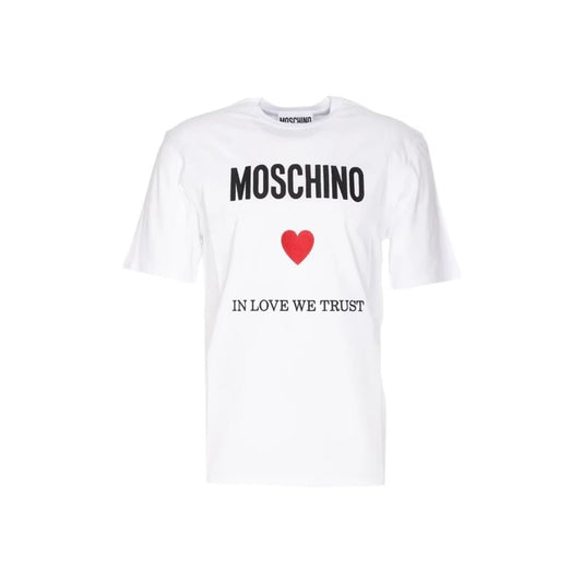Camiseta Moschino Couture de algodón blanco