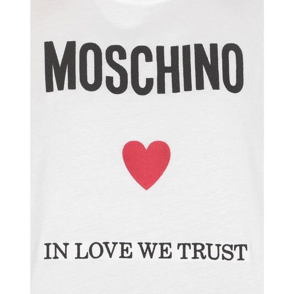 Camiseta Moschino Couture de algodón blanco