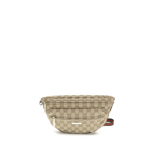 Bolso de Hombro Gucci de Poliéster Beige