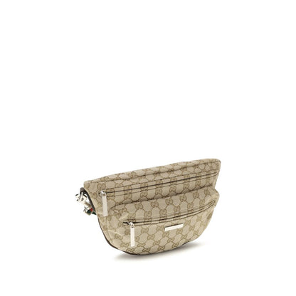 Sac bandoulière Gucci en polyester beige