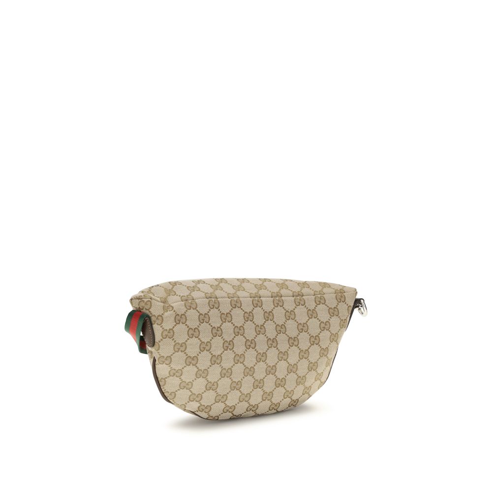 Sac bandoulière Gucci en polyester beige