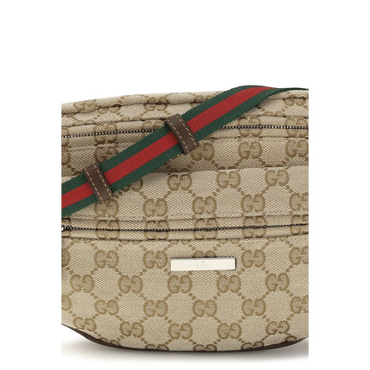 Sac bandoulière Gucci en polyester beige