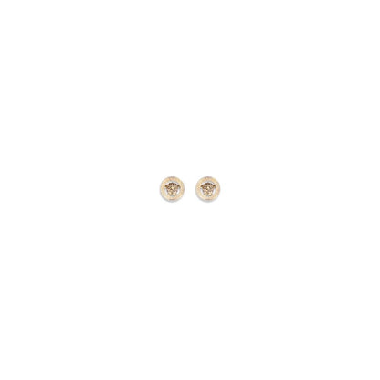 Pendientes de metal dorado Versace