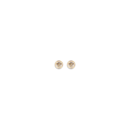 Pendientes de metal dorado Versace