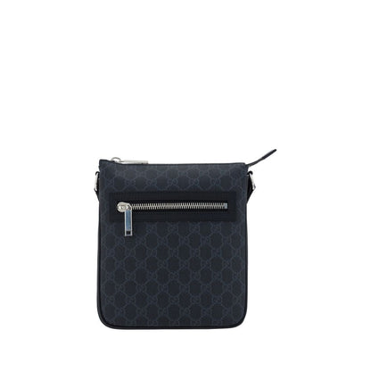 Gucci Women's Pure Black Canvas Shoulder Bag