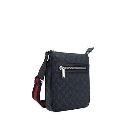 Gucci Women's Pure Black Canvas Shoulder Bag