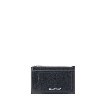 Portefeuille Balenciaga noir agneau Ovis Aries Aries