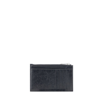 Portefeuille Balenciaga noir agneau Ovis Aries Aries