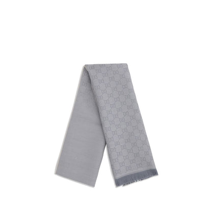 Bufanda Gucci De Lana Gris Modelo Oves Aries